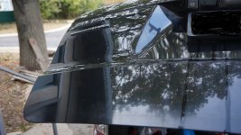 Багажная дверь Subaru SHJ, б/у, с вмятиной.