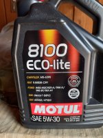 Масло моторное motul 8100 Eco-lite SAE 5W30 5л